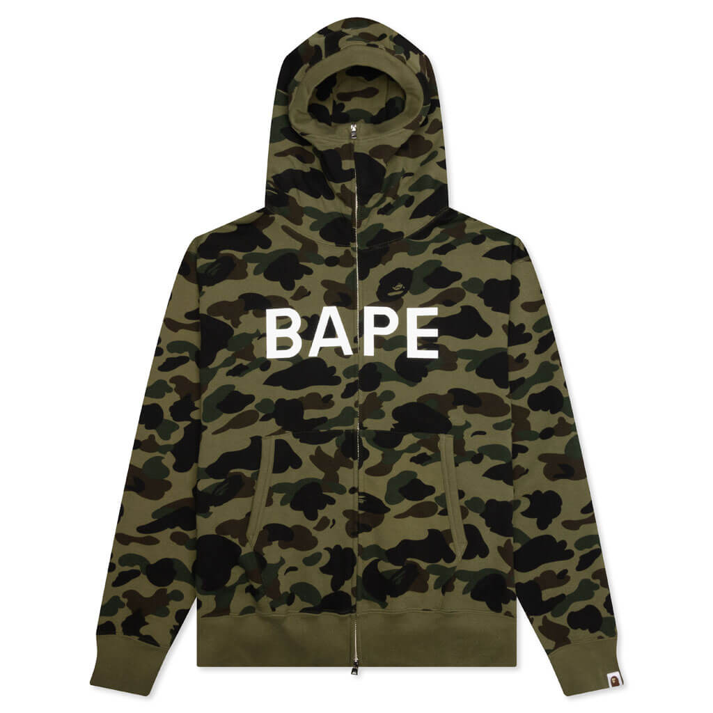 1st Camo Full Zip Hoodie - Green