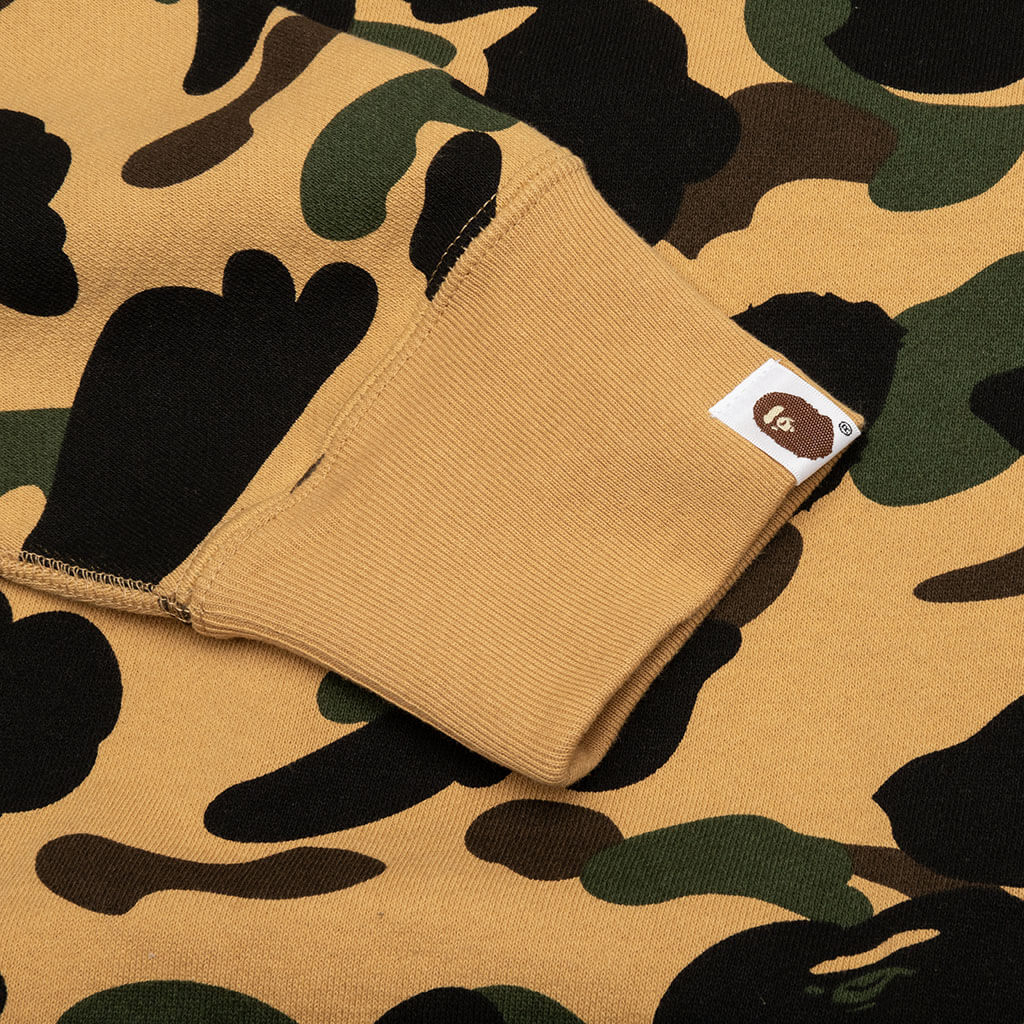 1st Camo Full Zip Hoodie - Yellow