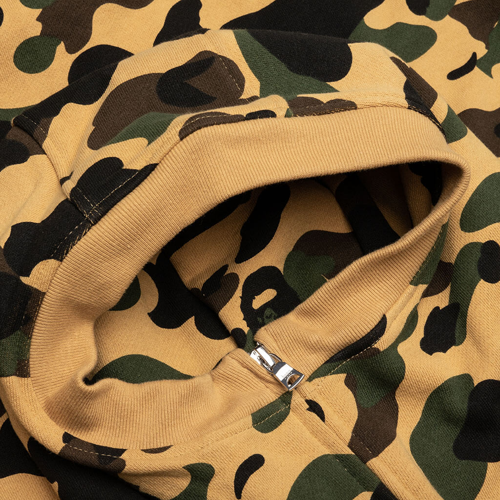 1st Camo Full Zip Hoodie - Yellow