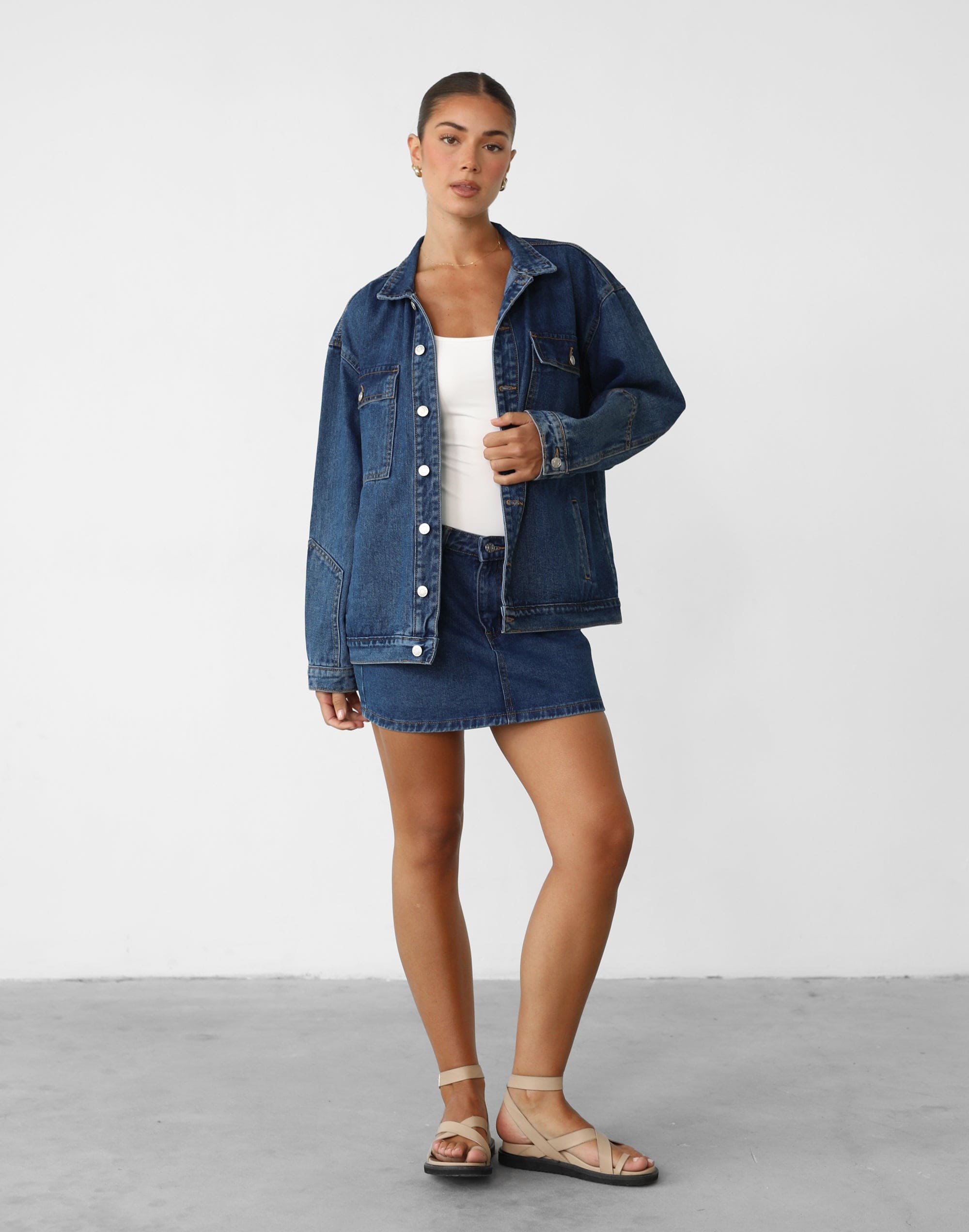 Adrian Denim Jacket (Dark Denim)