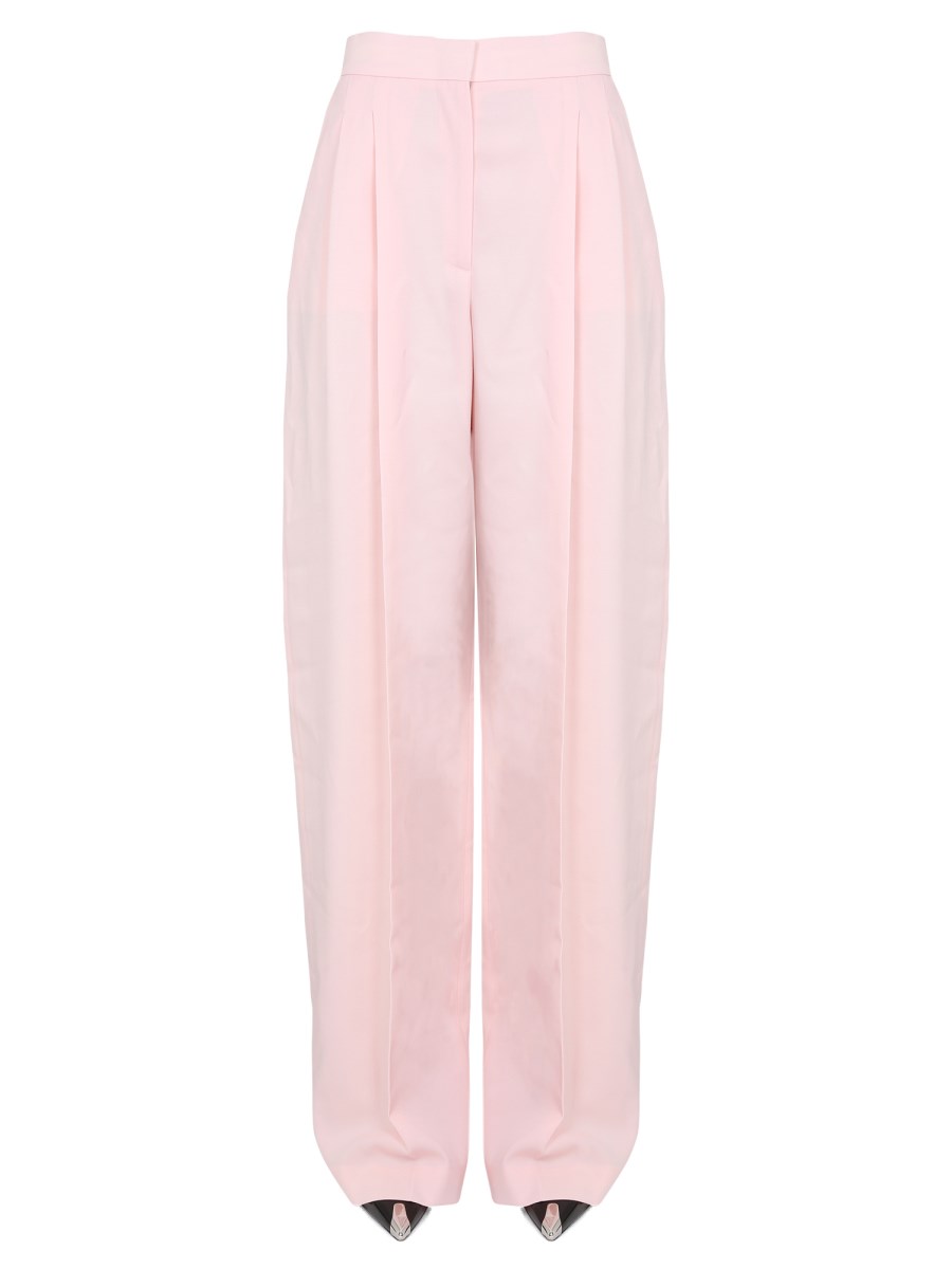 ALEXANDER McQUEEN    WOOL WIDE LEG PANTS