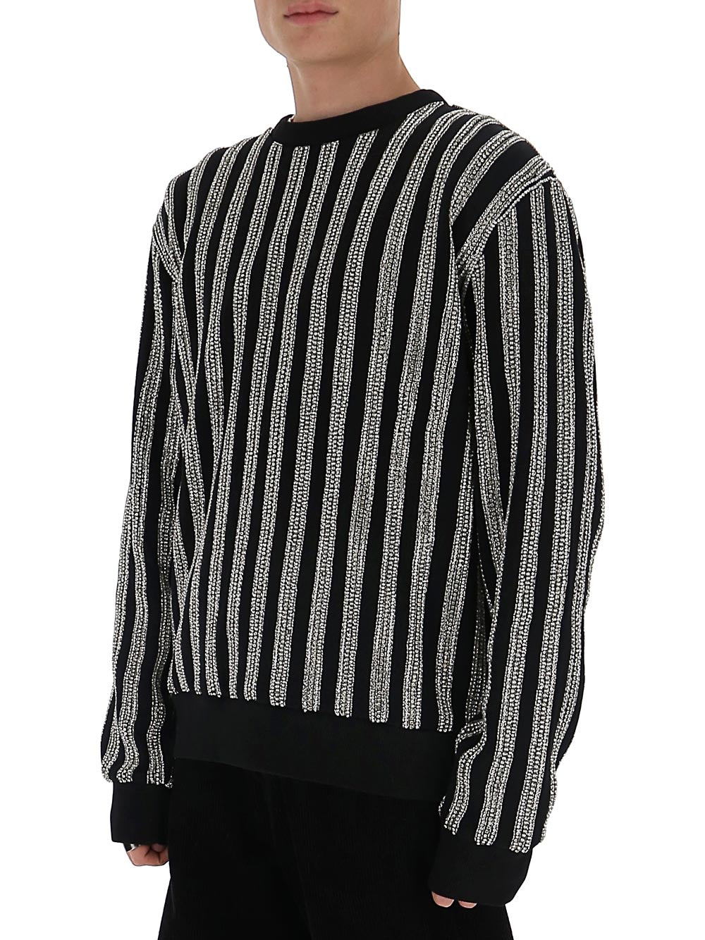 Amen Striped Crewneck Sweater