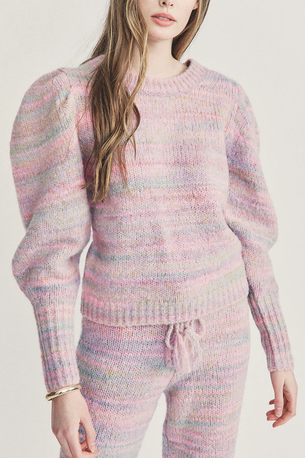 Aquarius Pullover Sweater - Pink Cloud