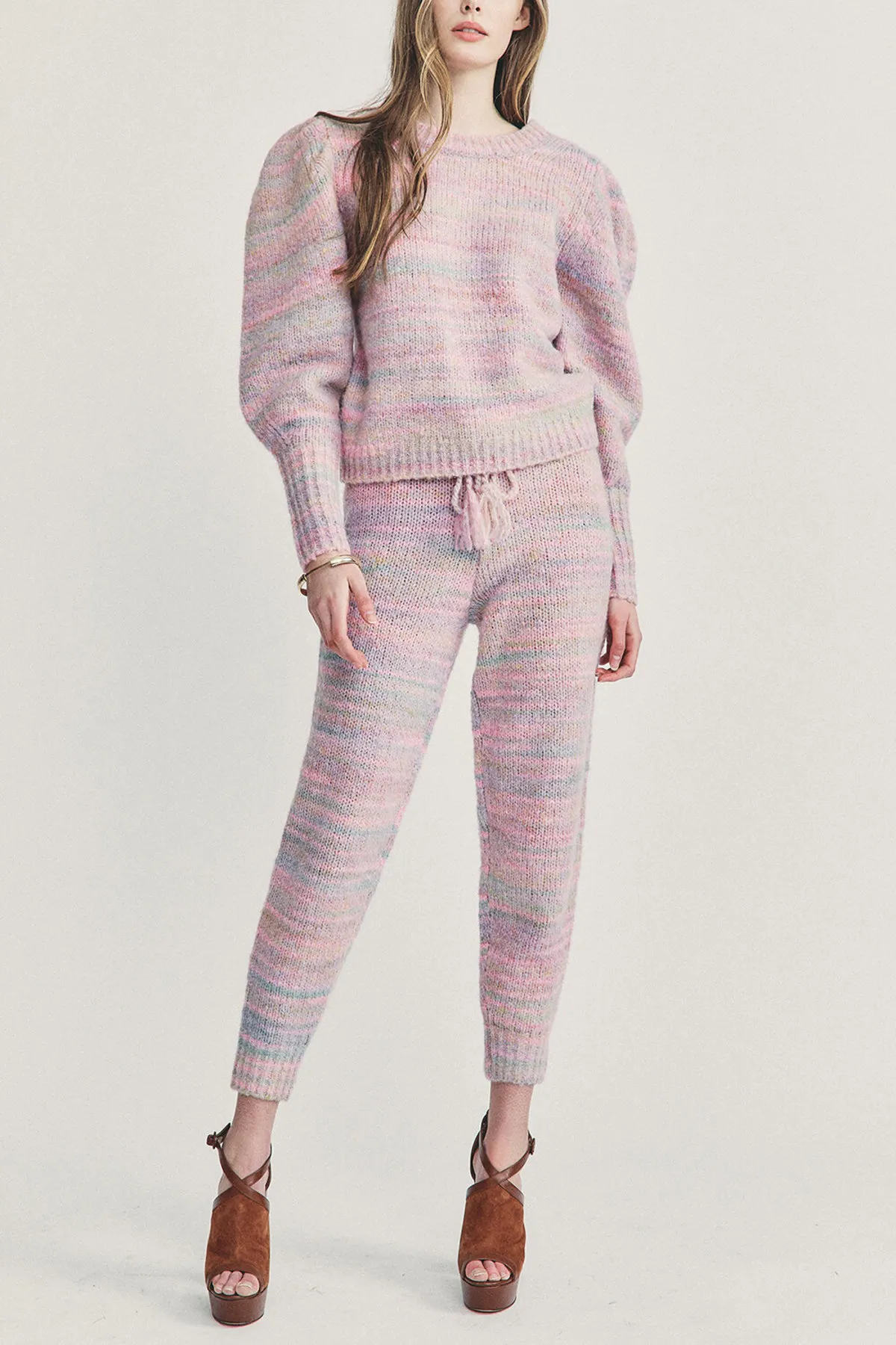 Aquarius Pullover Sweater - Pink Cloud