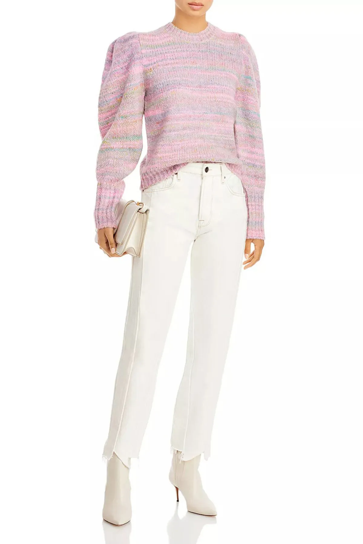 Aquarius Pullover Sweater - Pink Cloud