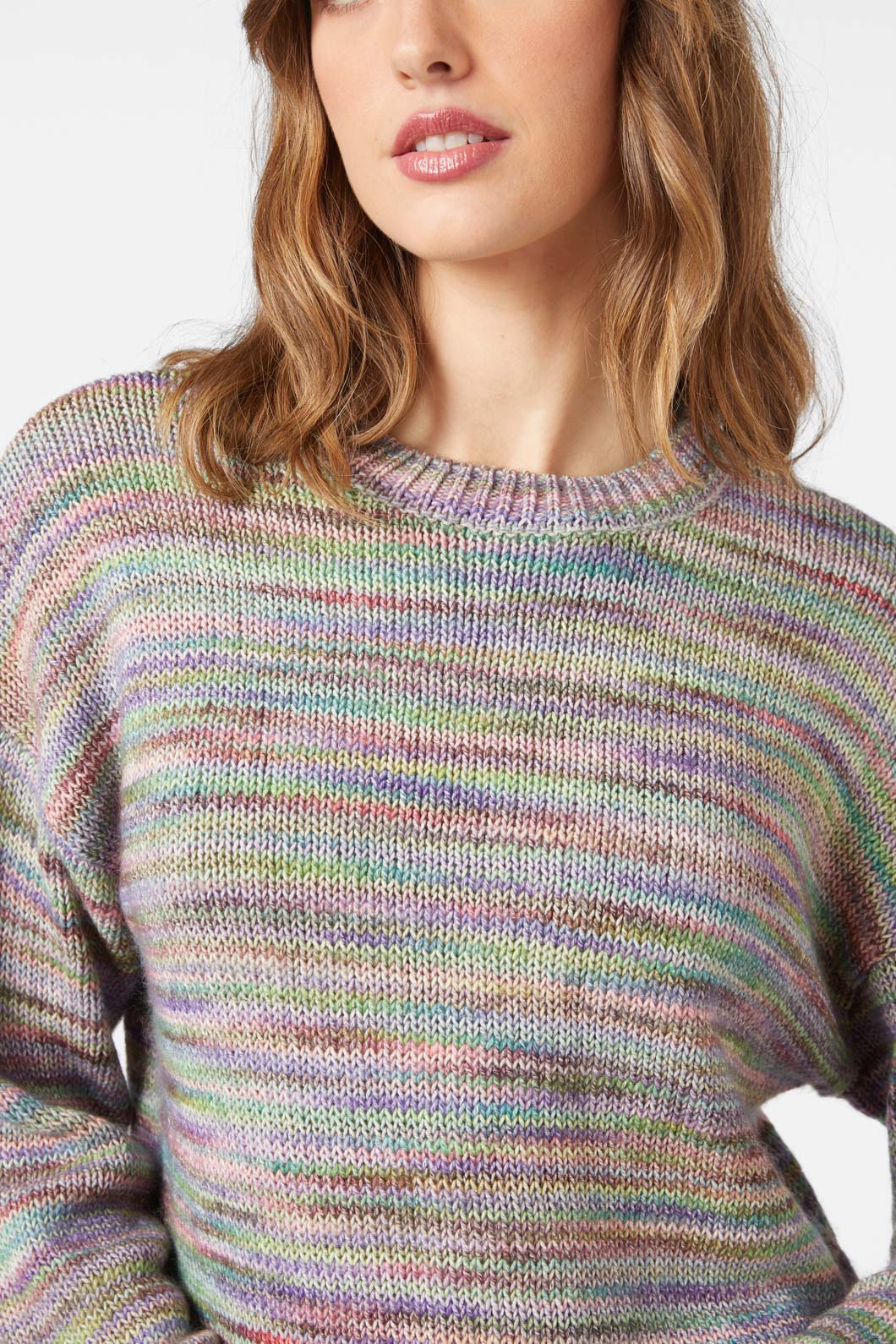 Aspen Knit Sweater Lilac