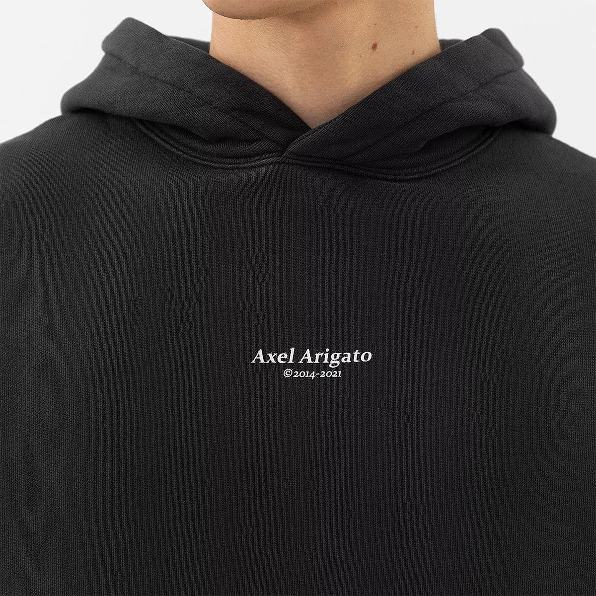 Axel Arigato - Focus Logo Hoodie in Faded Black