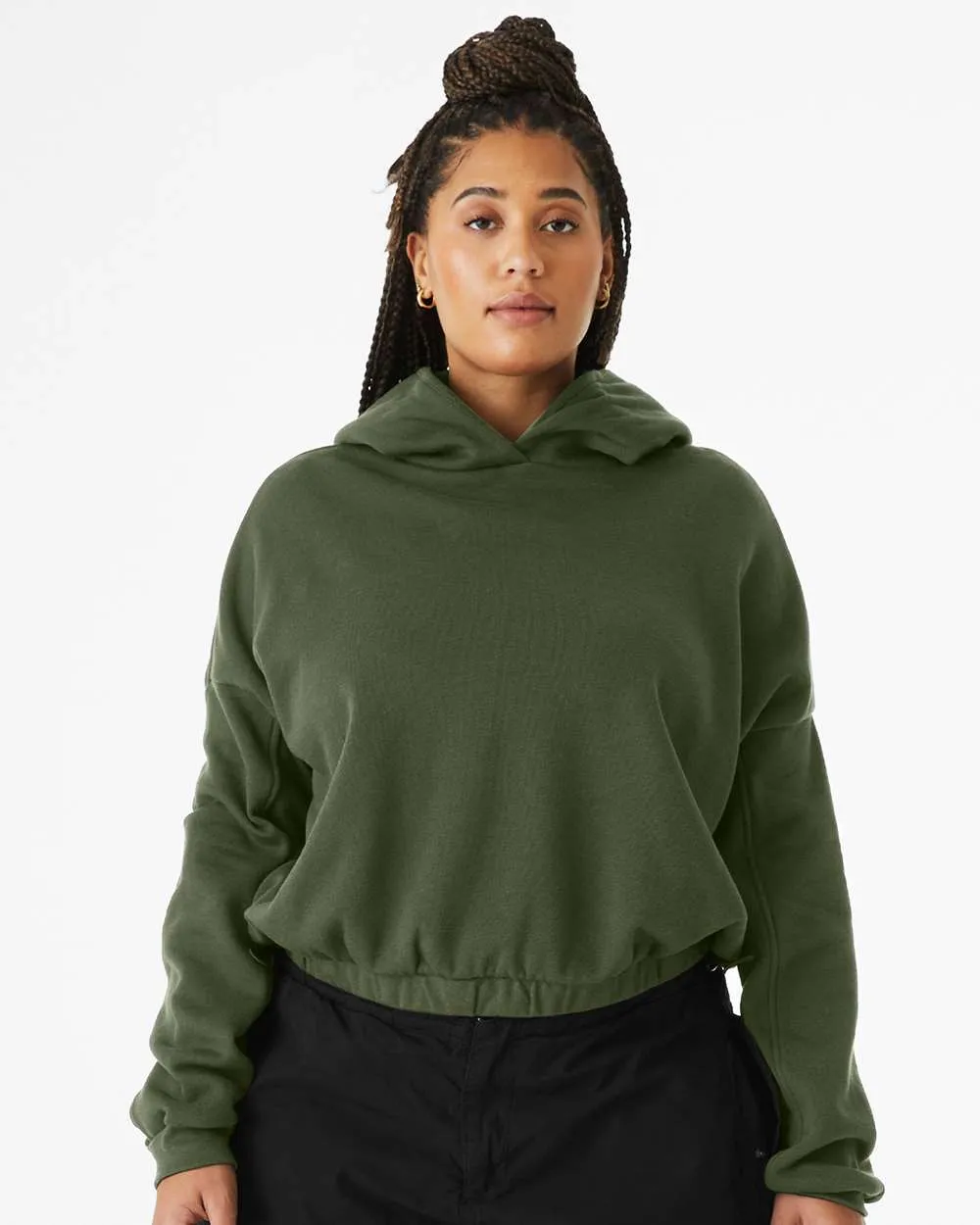 BELLA + CANVAS  Women's Fleece Cinched Hoodie