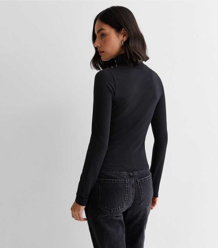 Black High Neck Sweater