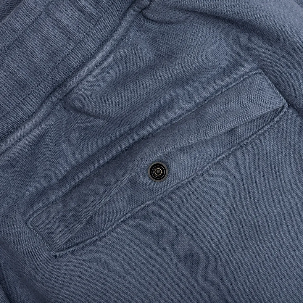 Brushed Cargo Fleece Pants - Avio Blue