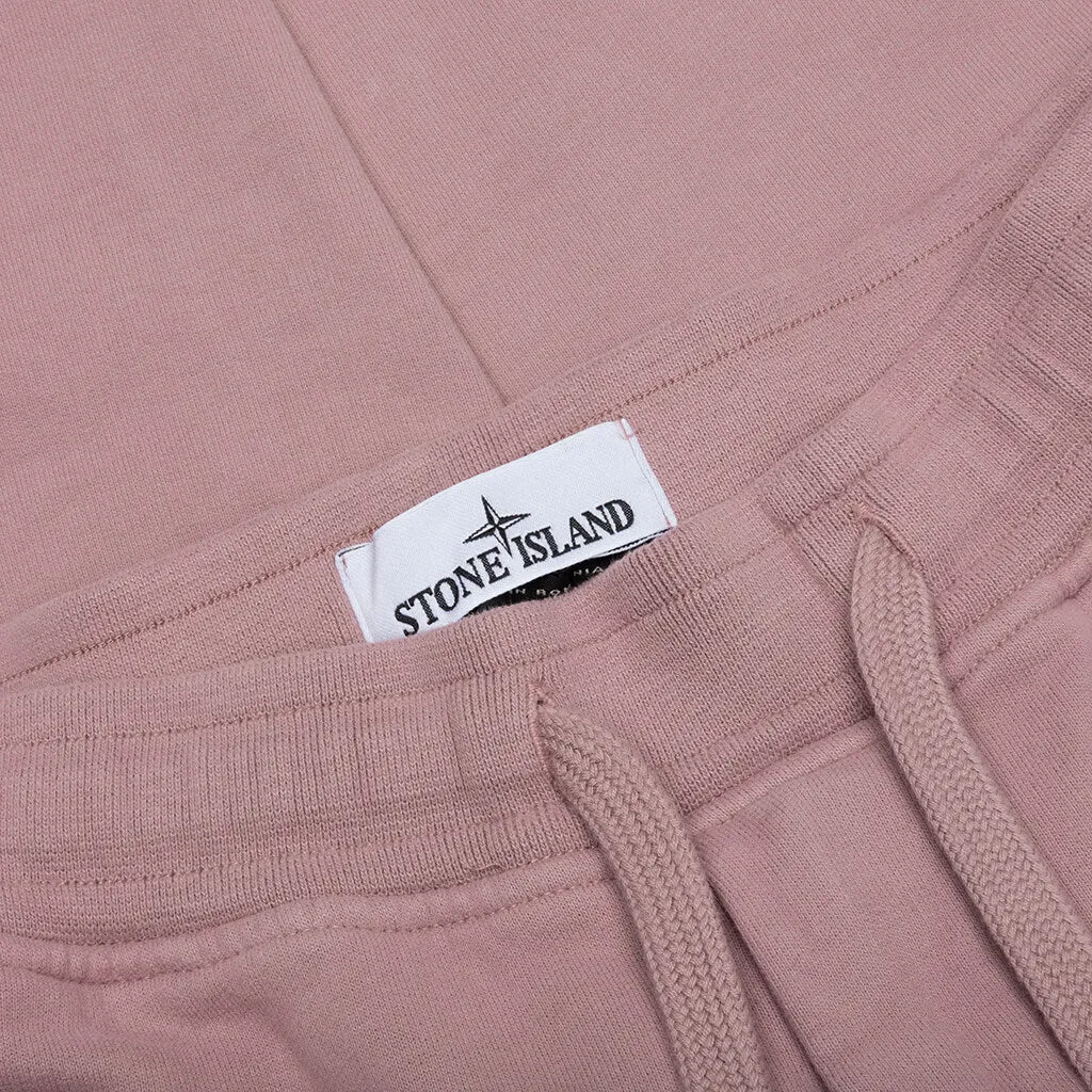 Brushed Cargo Fleece Pants - Red Onion