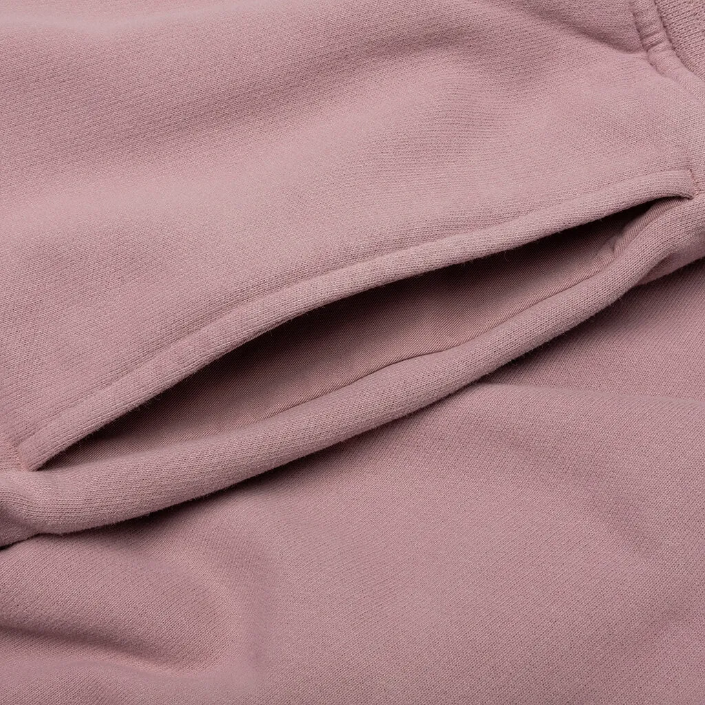 Brushed Cargo Fleece Pants - Red Onion