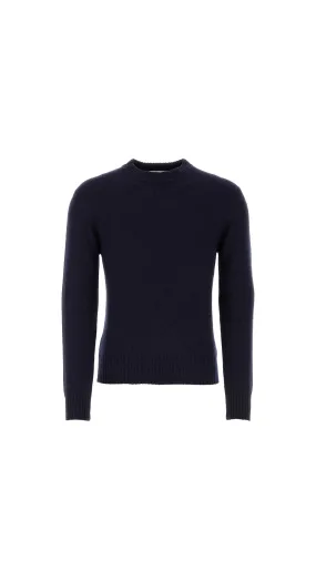 Cashmere Blend Sweater - Blue