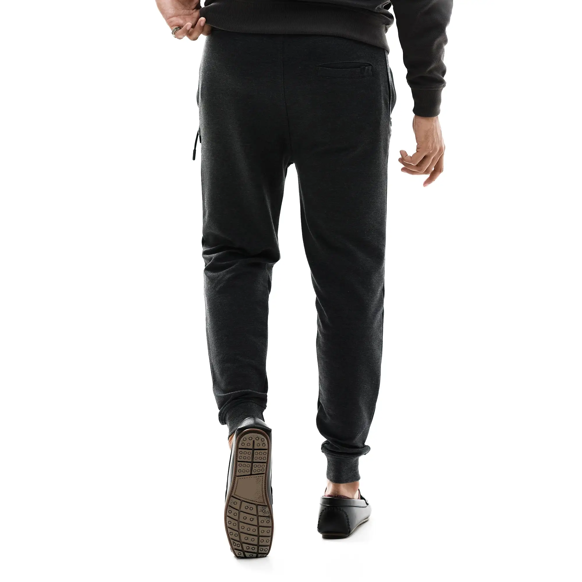 Charcoal Slim-Fit Jogger Pants