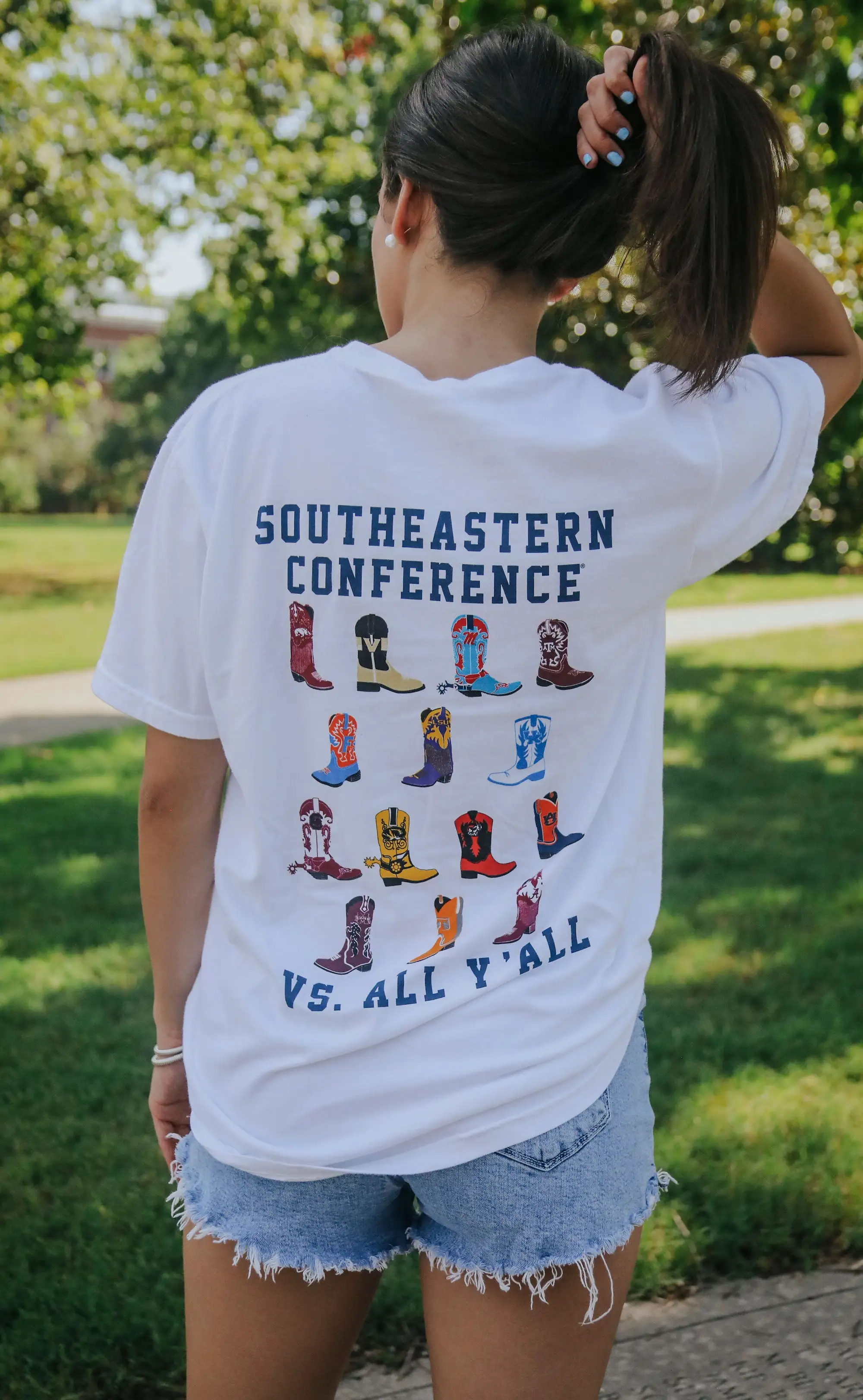 charlie southern: sec boots t shirt