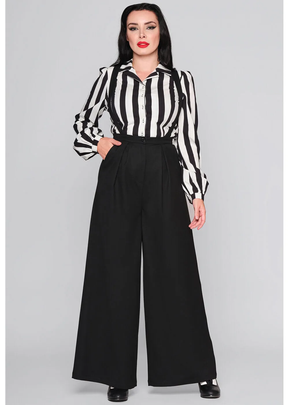 Collectif Glinda 40's Pants Black