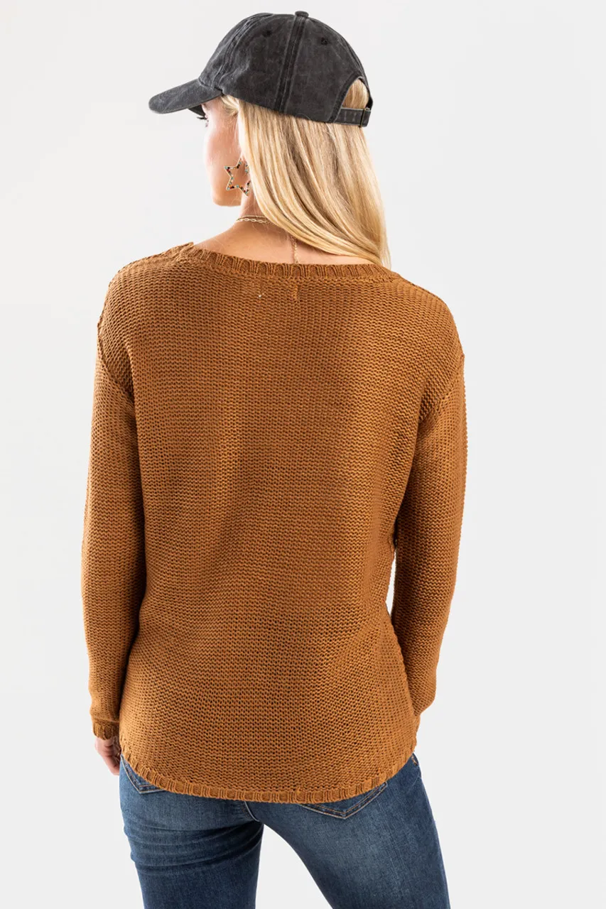 Elissa Round Neck Pullover Sweater