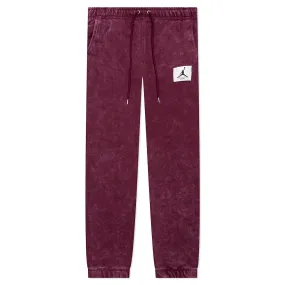 Essential Statement Fleece Pants - Cherrywood Red