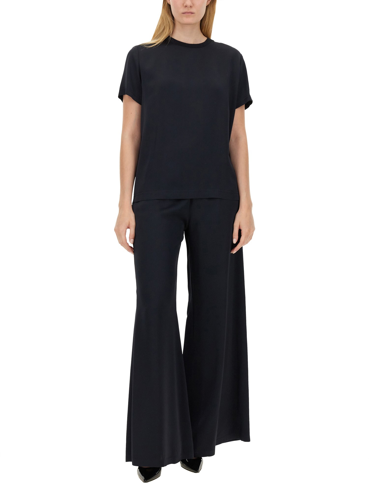 FABIANA FILIPPI    VISCOSE WIDE LEG PANTS