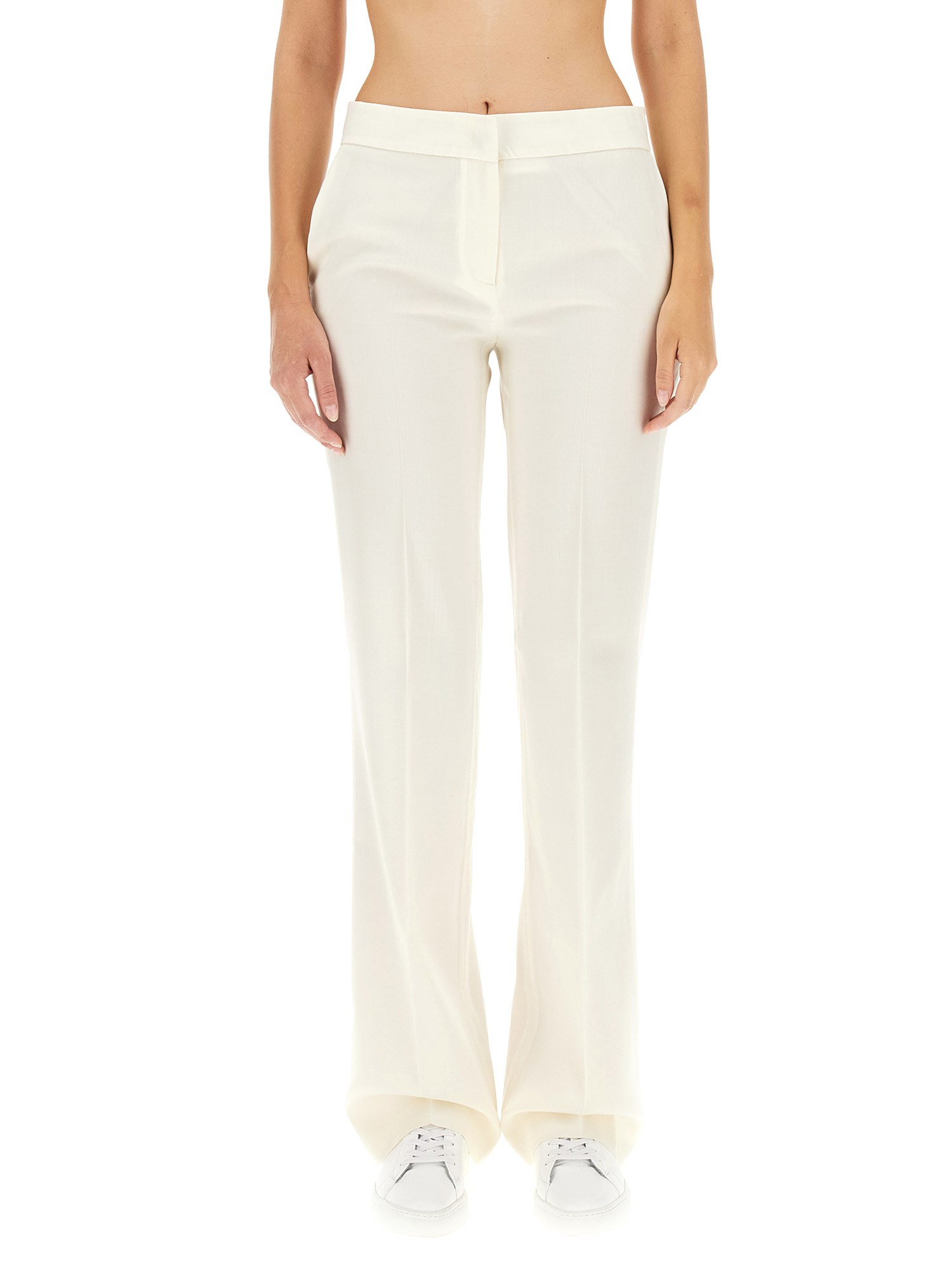 FABIANA FILIPPI    WOOL FLARE FIT PANTS