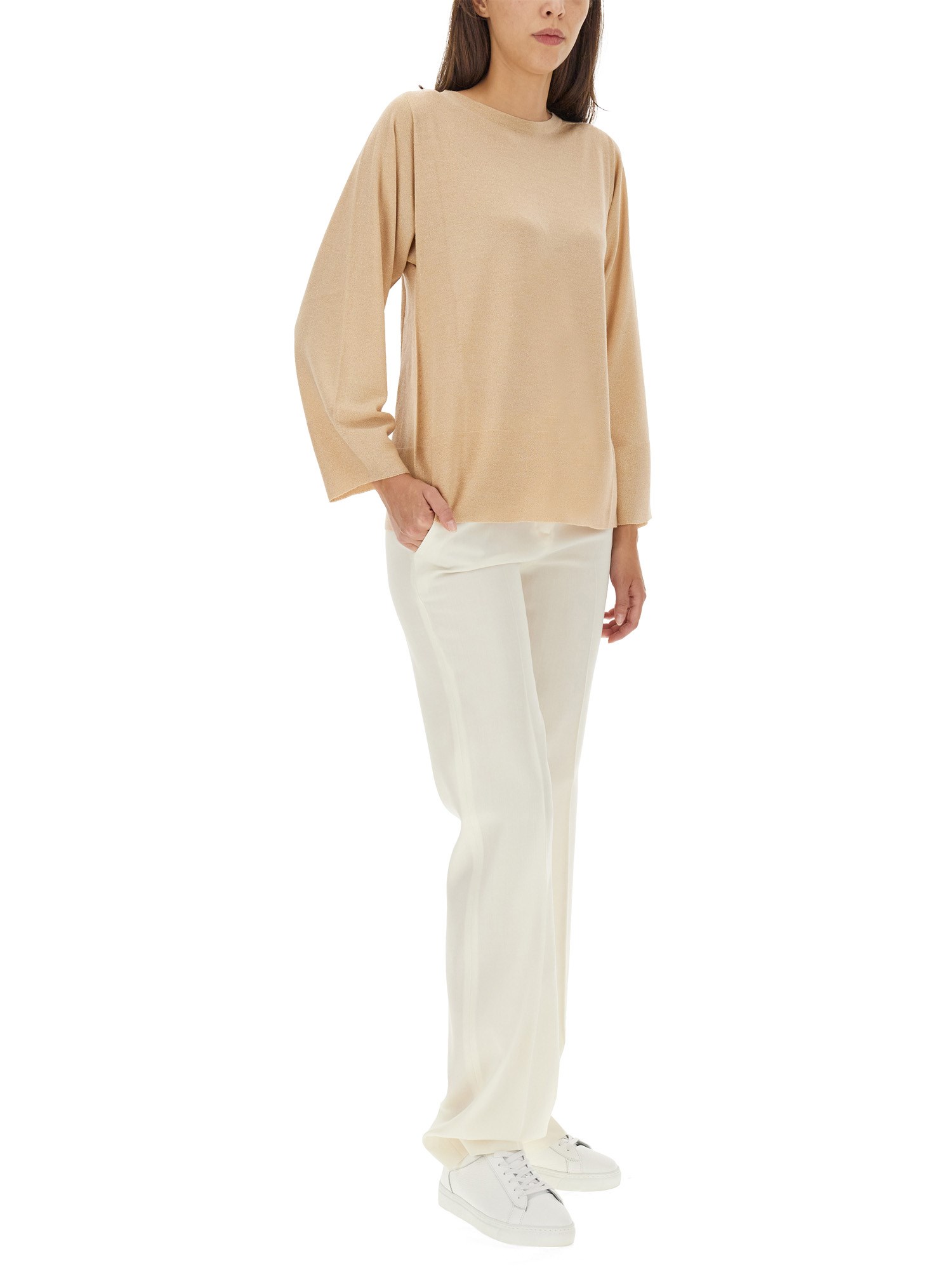 FABIANA FILIPPI    WOOL FLARE FIT PANTS