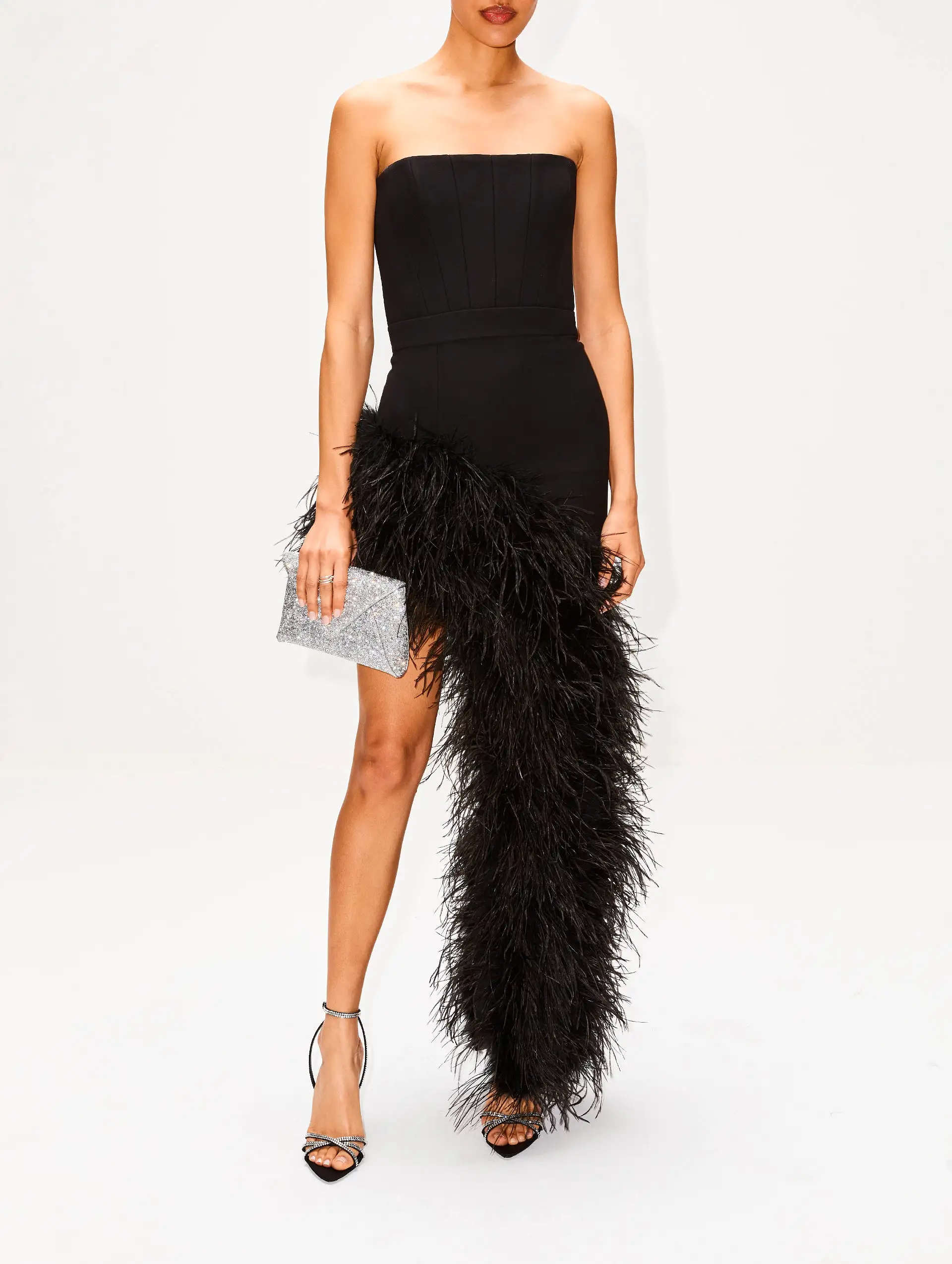 Feathered Giselle Dress