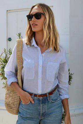 Felicite -  Striped Drop Shoulder Shirt