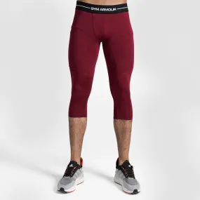 GA Compression 3/4 Pants (Maroon)