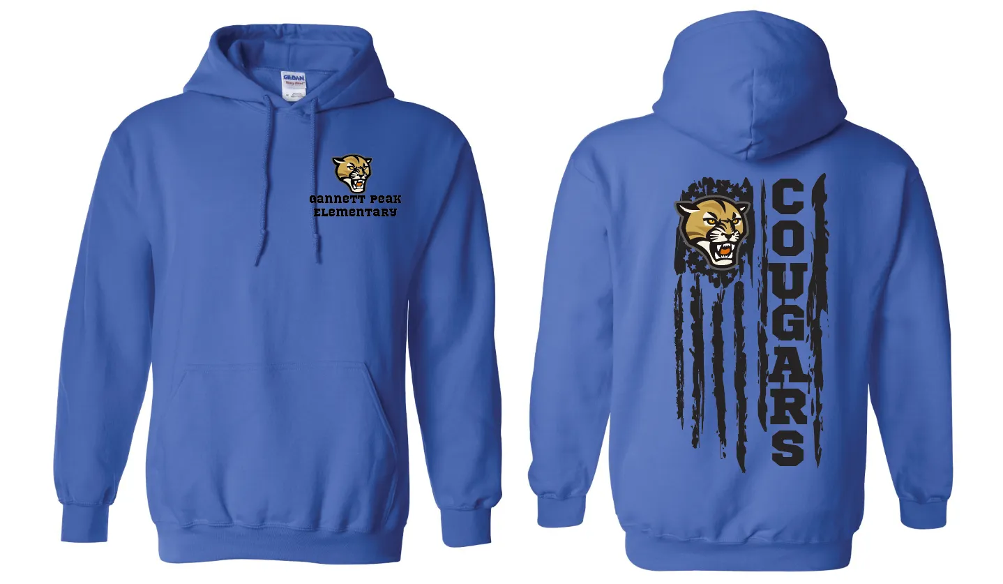 Gannett Peak Elementary Hoodie -Cougars