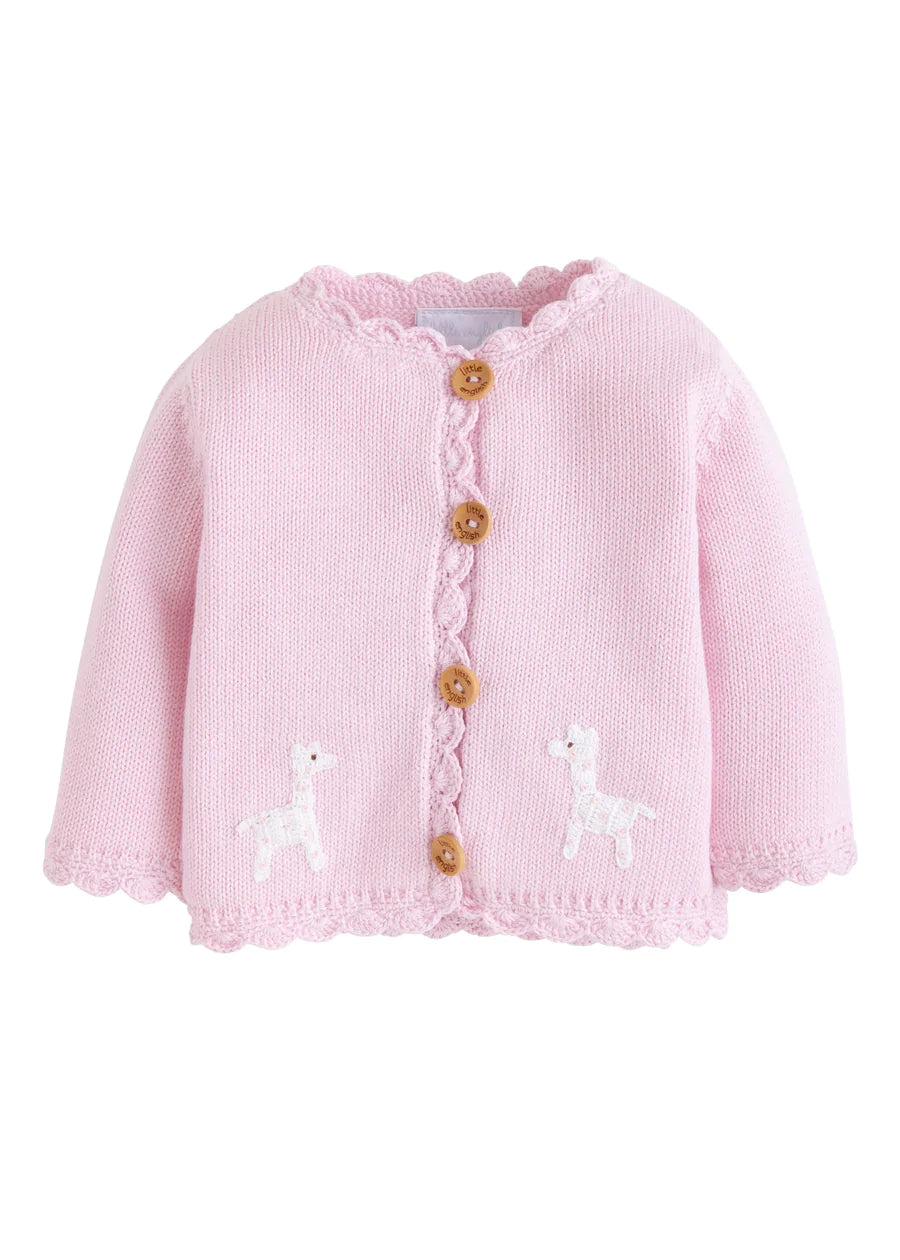 Girl Giraffe Crochet Sweater