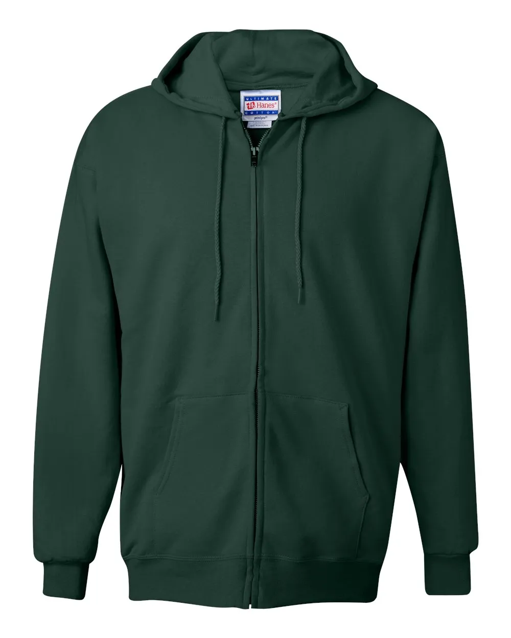 Hanes Ultimate Cotton Full-Zip Hooded Sweatshirt