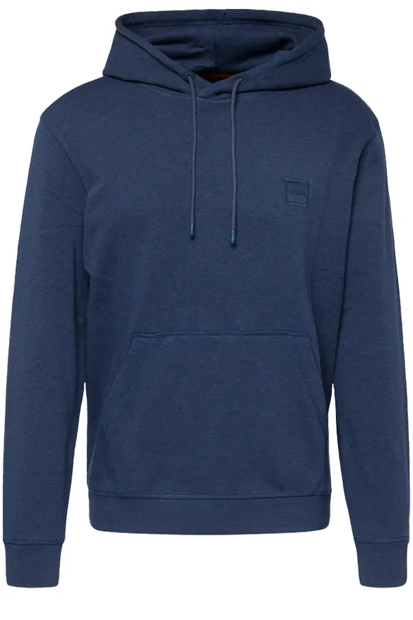 Hugo Boss Patch Wetalk Logo Hoodie Indigo