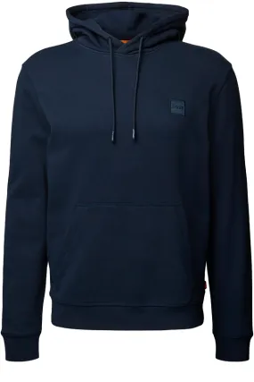 Hugo Boss Patch Wetalk Logo Hoodie Navy