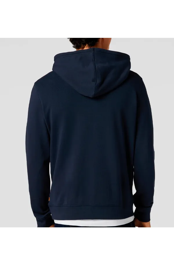 Hugo Boss Patch Wetalk Logo Hoodie Navy