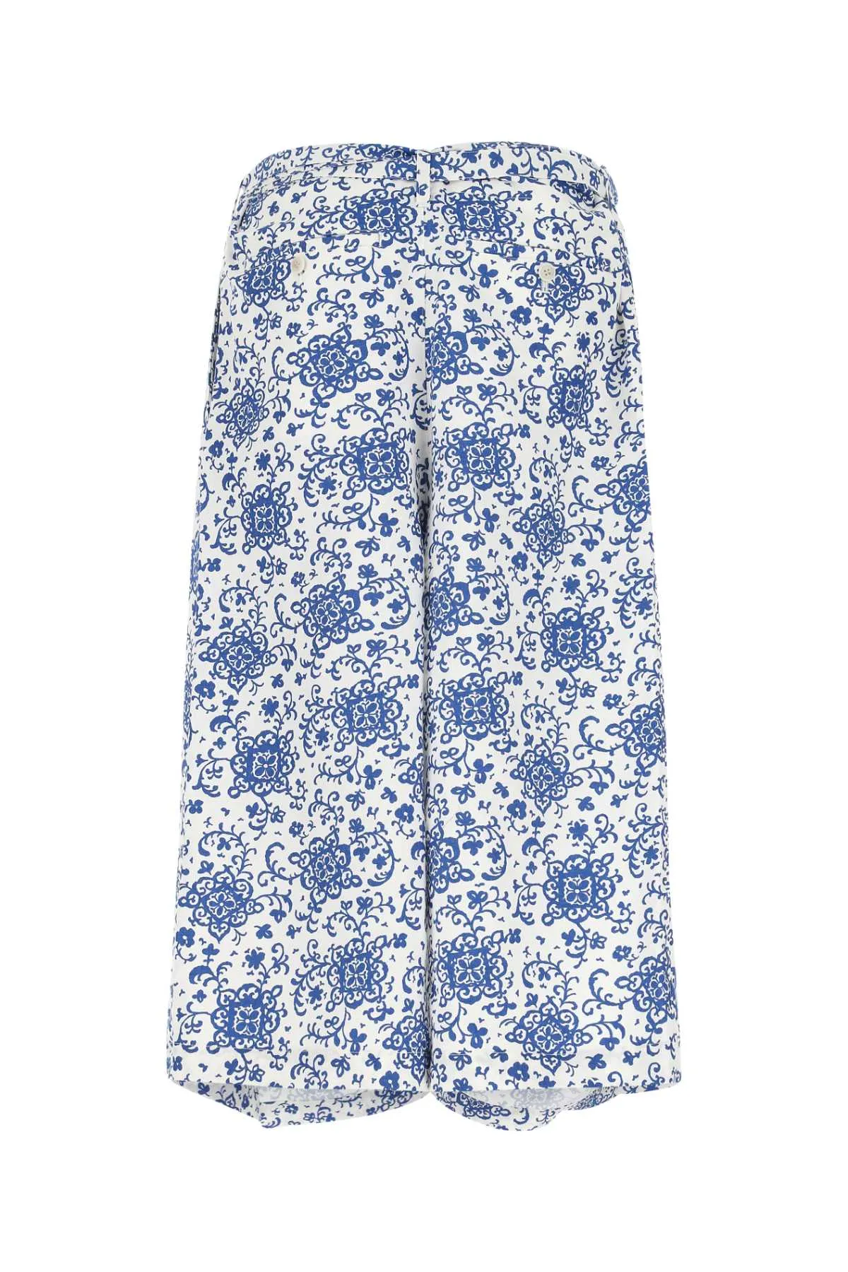 Junya Watanabe Motif Printed Cropped Pants