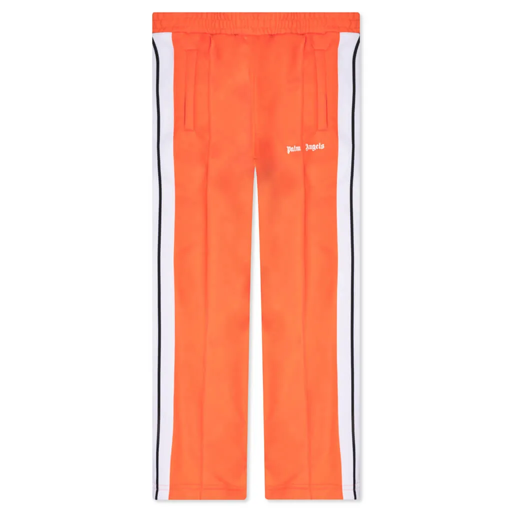 Kid's Logo Track Pants - Orange/White