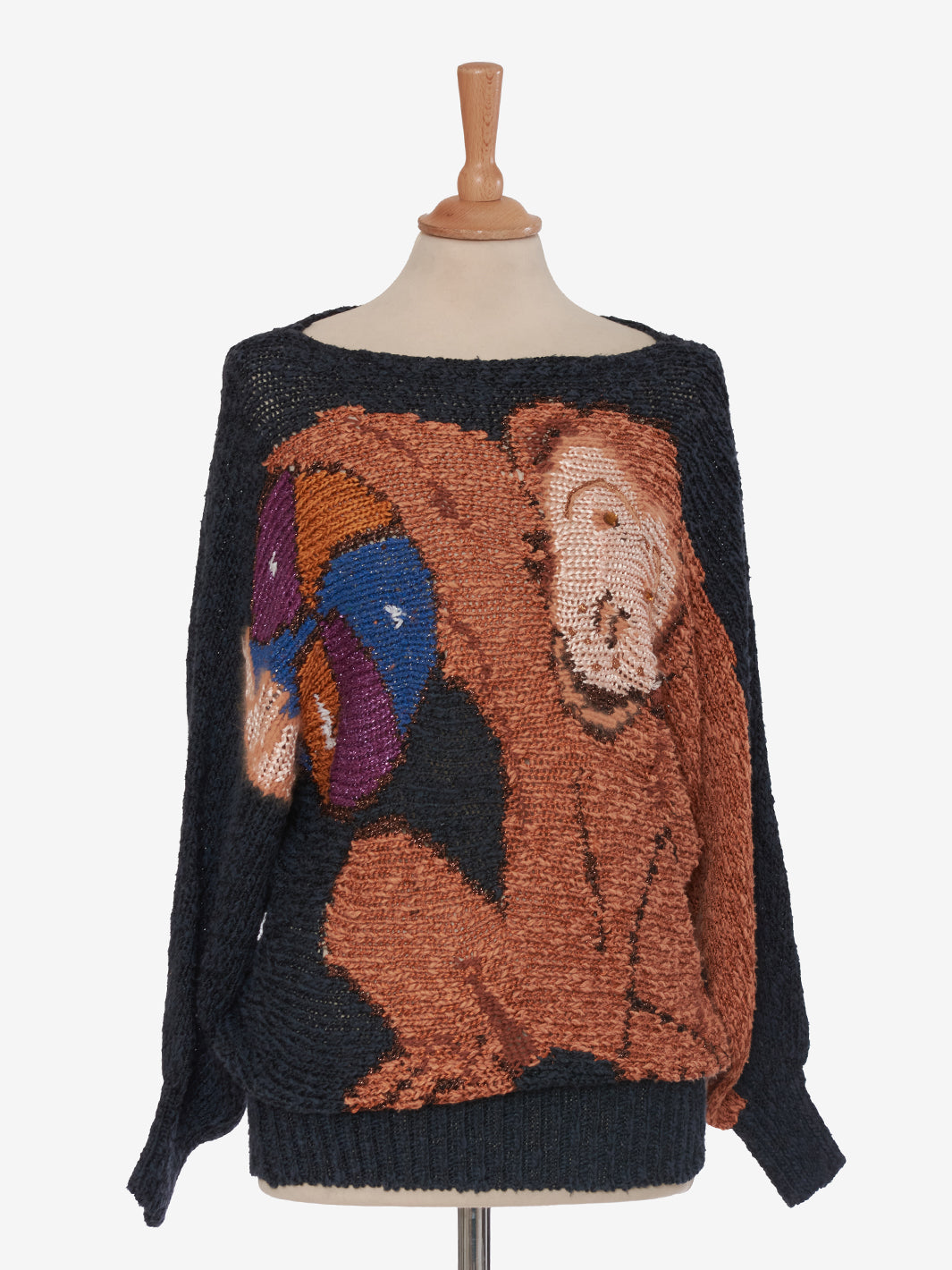 Krizia Monkey Print Sweater