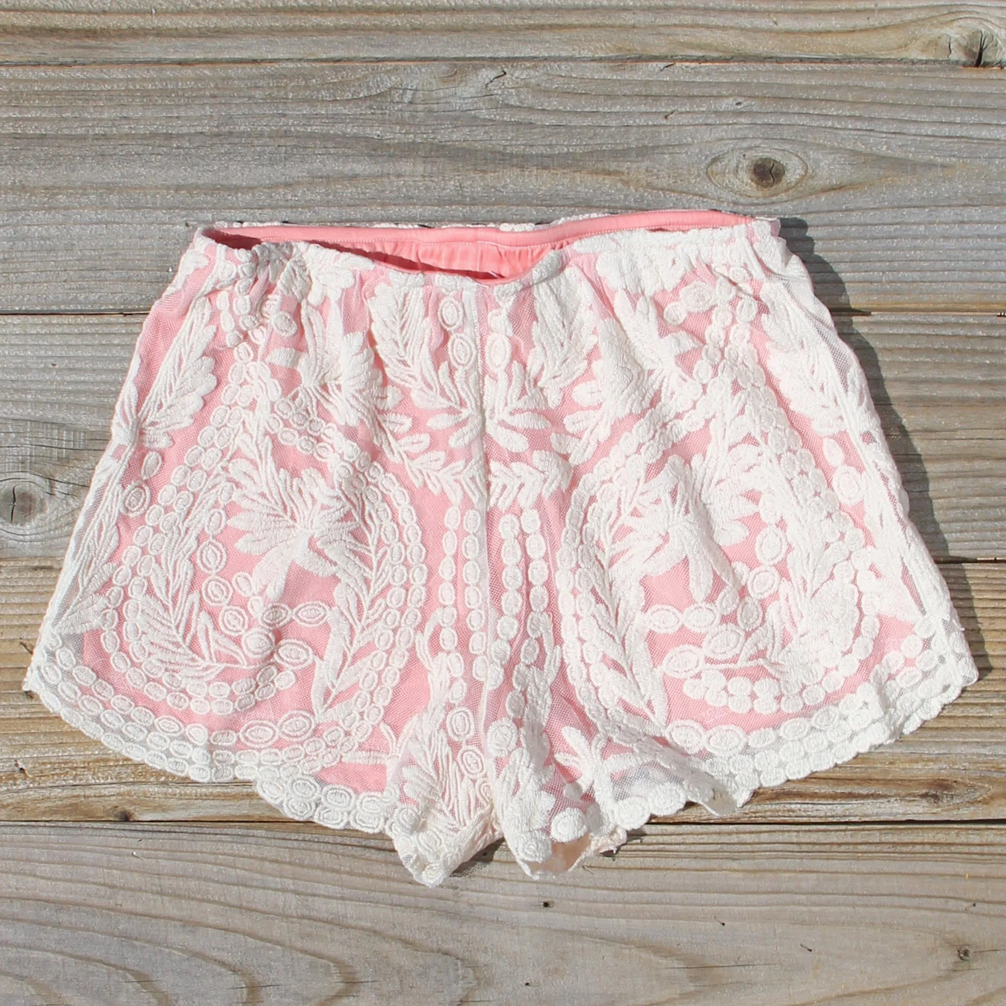 Laced In Snow Shorts