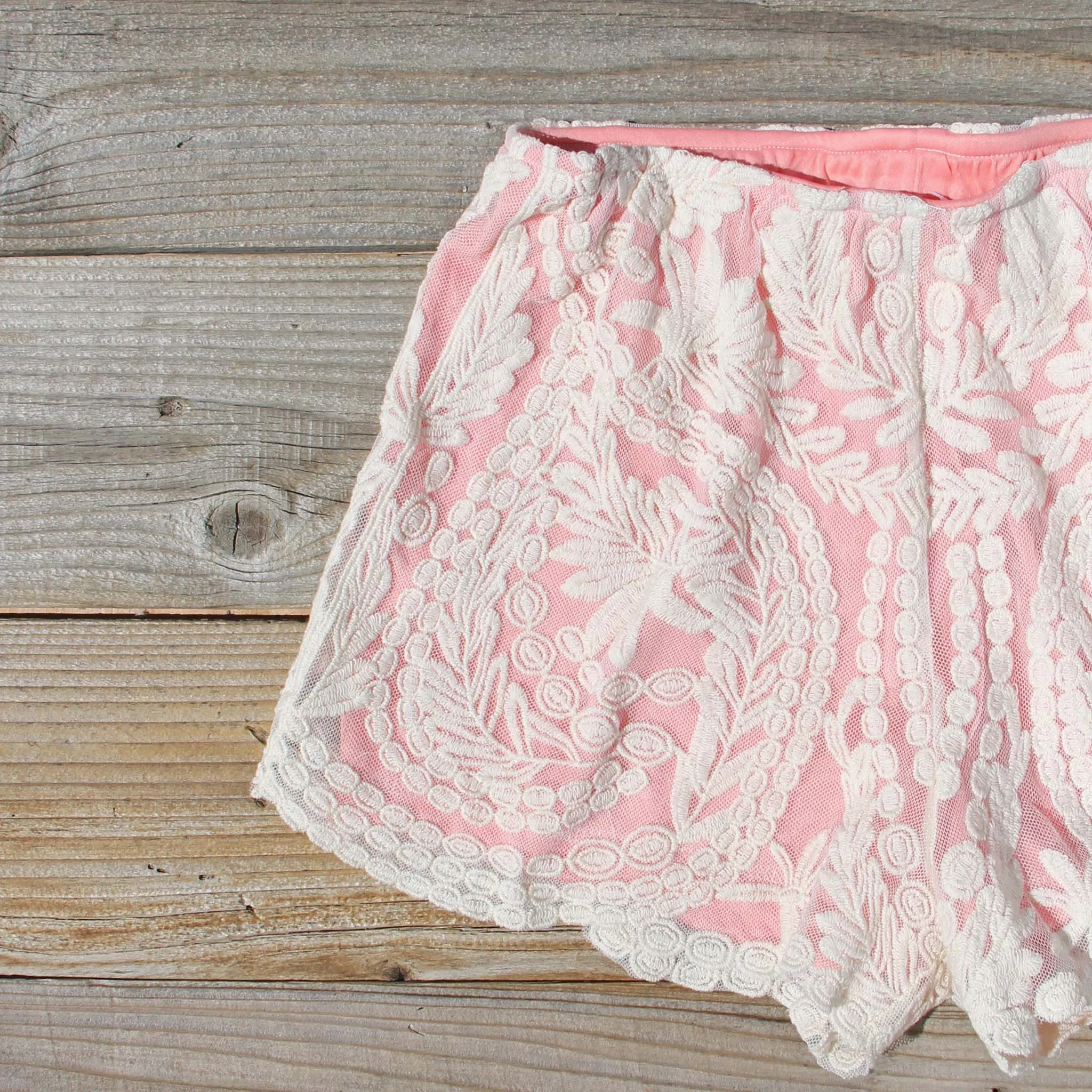 Laced In Snow Shorts