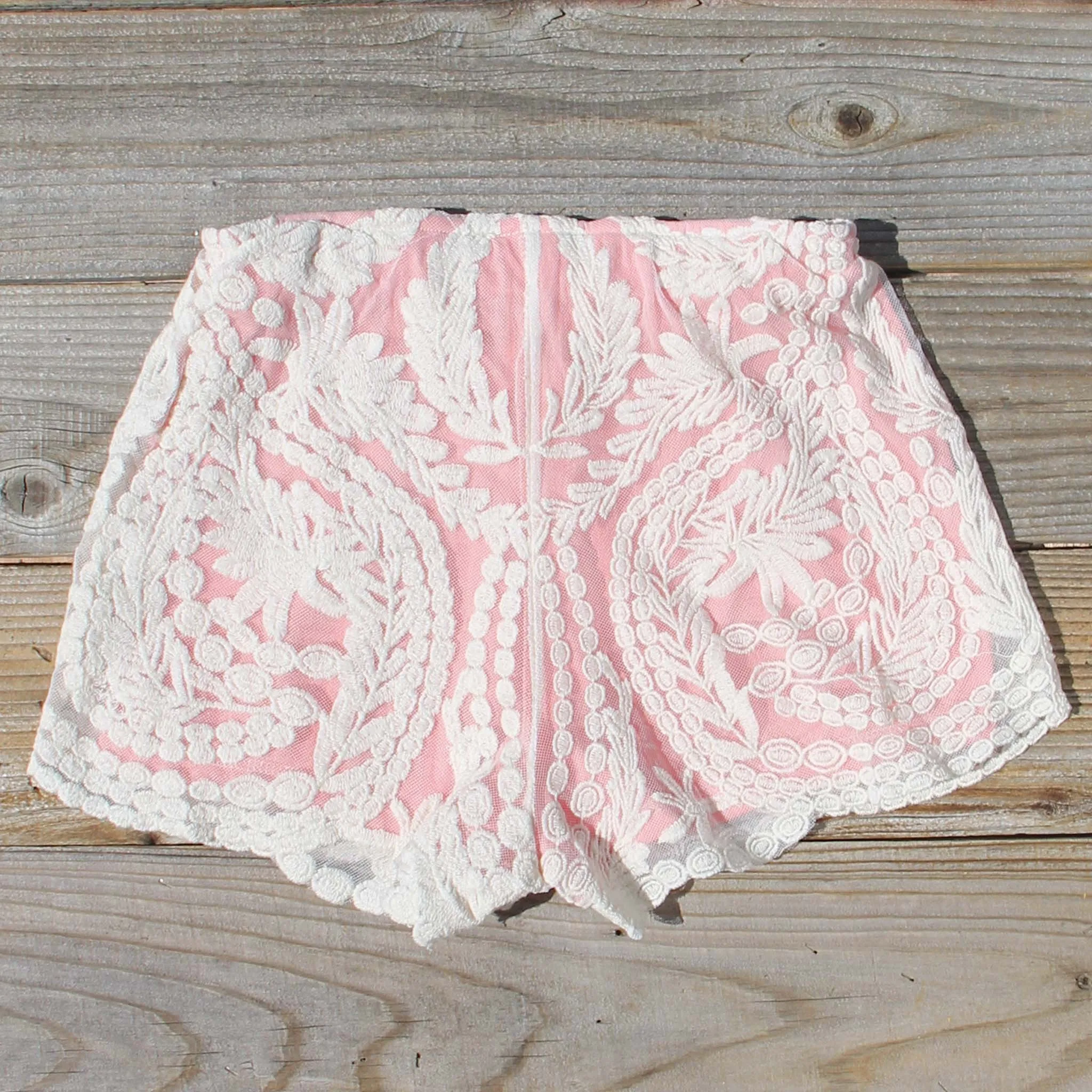 Laced In Snow Shorts