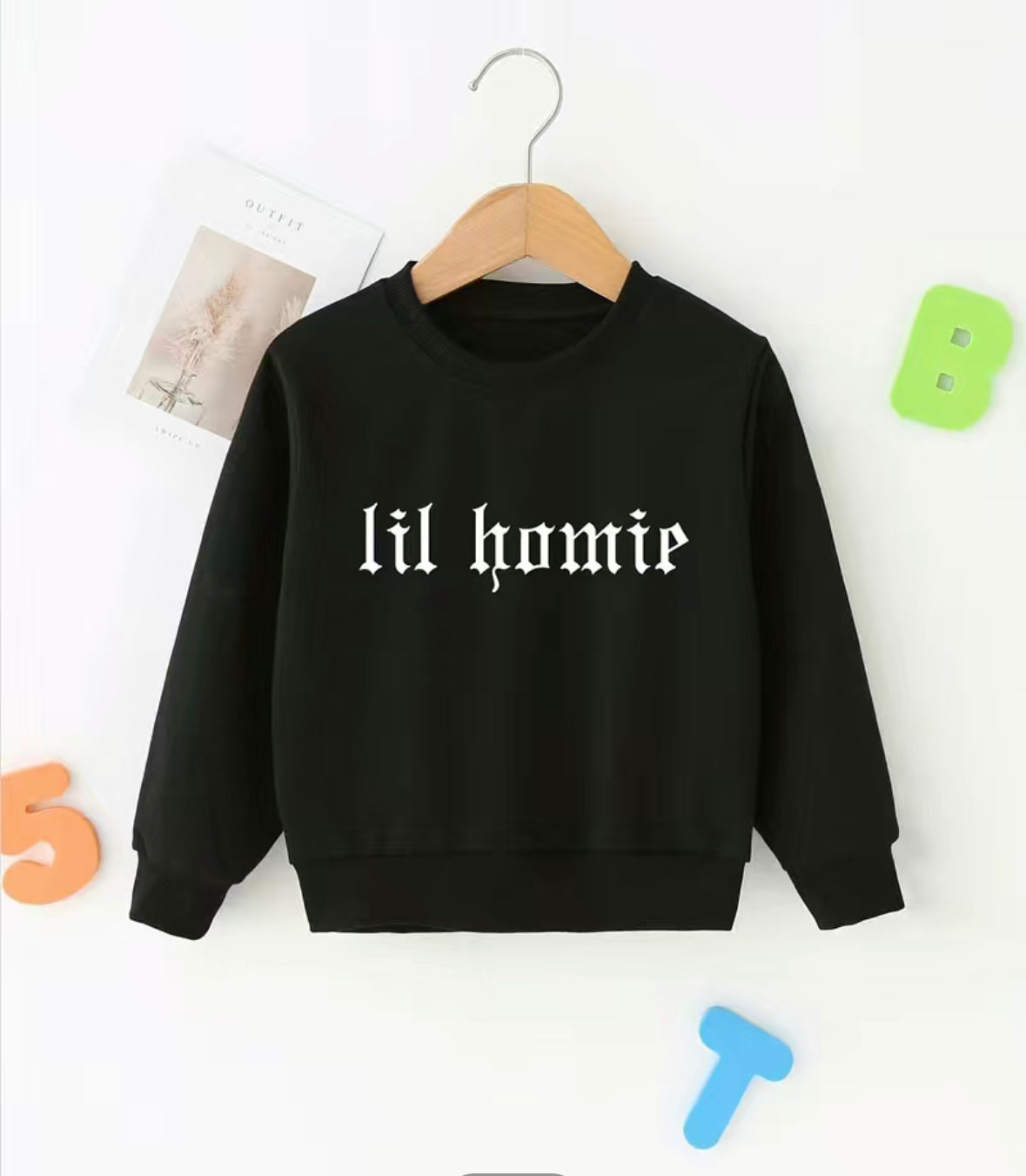 Lil homie kids sweater