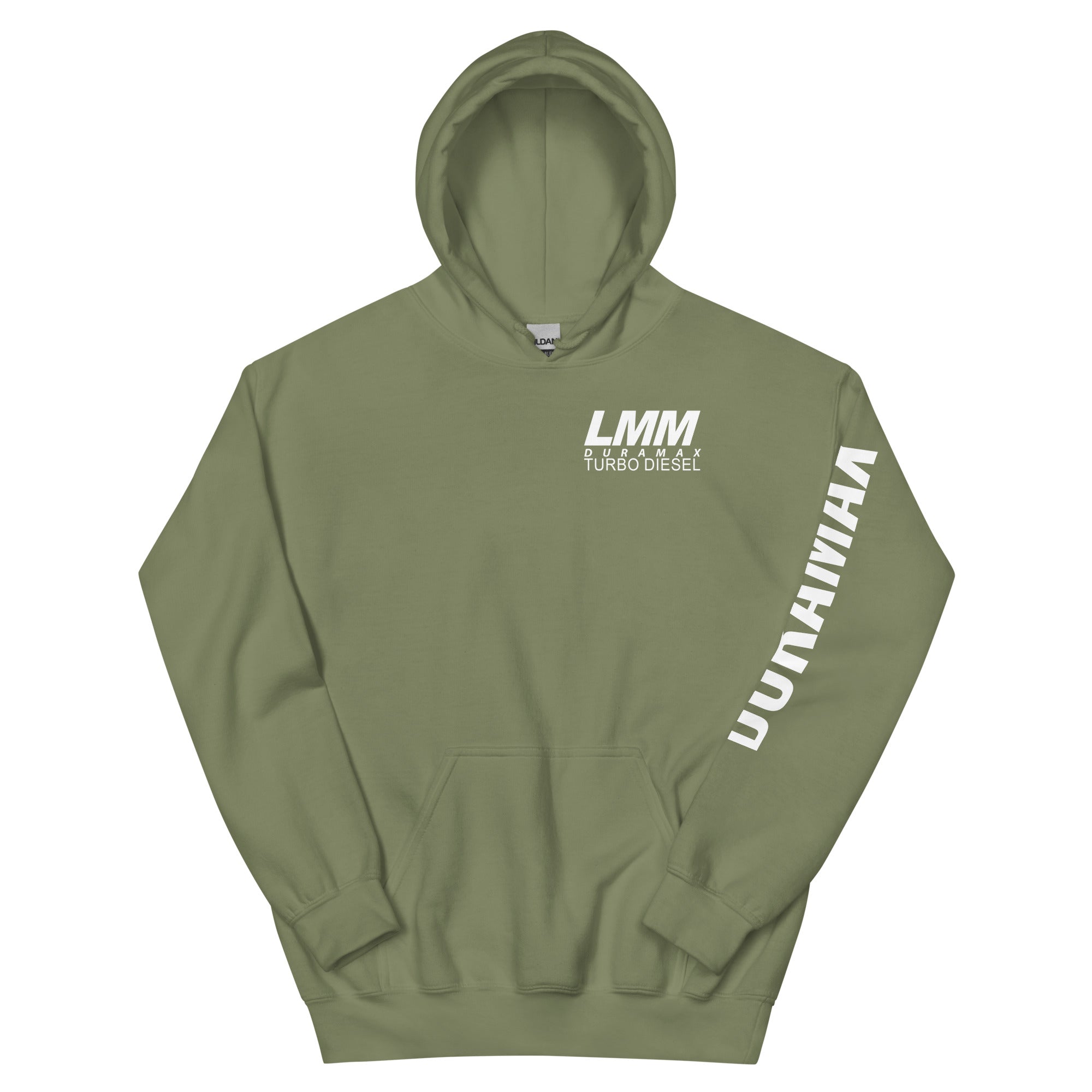 LMM Duramax Hoodie Pullover Sweatshirt With Sleeve Print