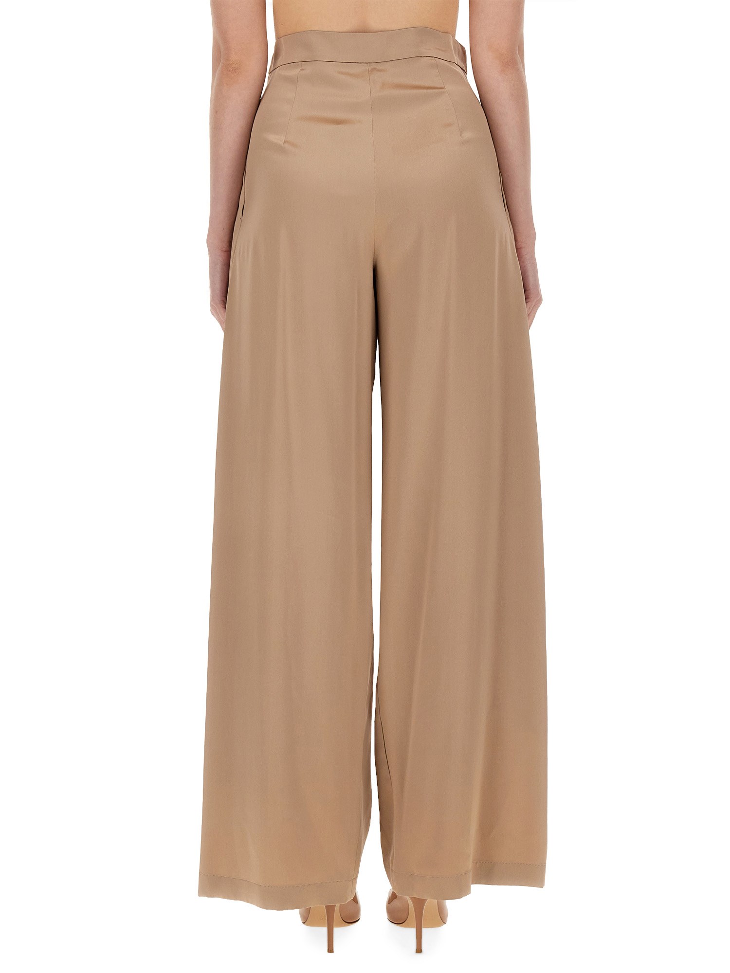 MAX MARA    SILK FIESTA PIANO PANTS