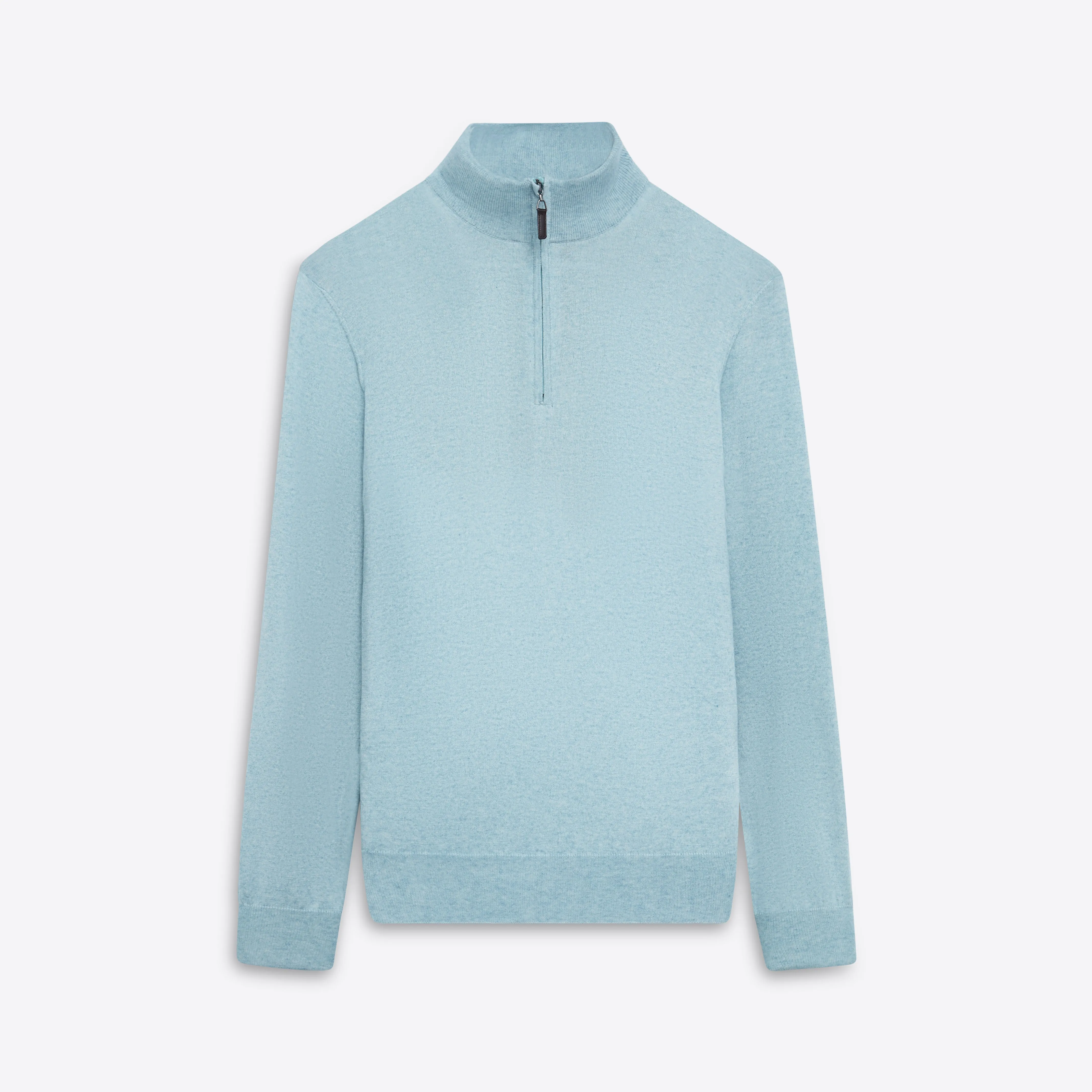 Melange Quarter Zip Pullover Sweater