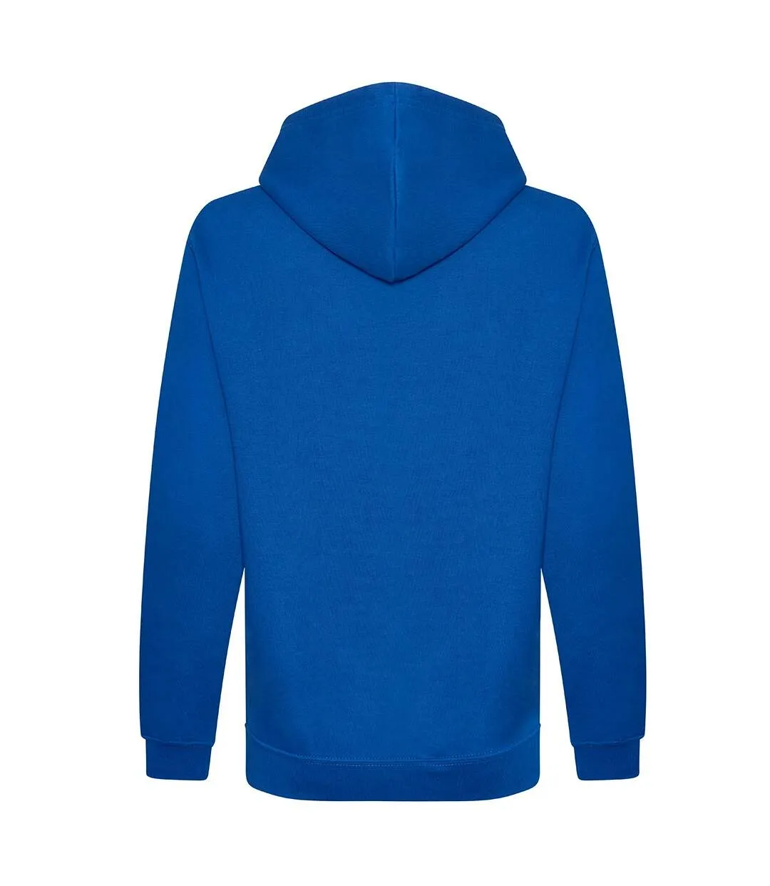 Mens organic hoodie royal blue Awdis