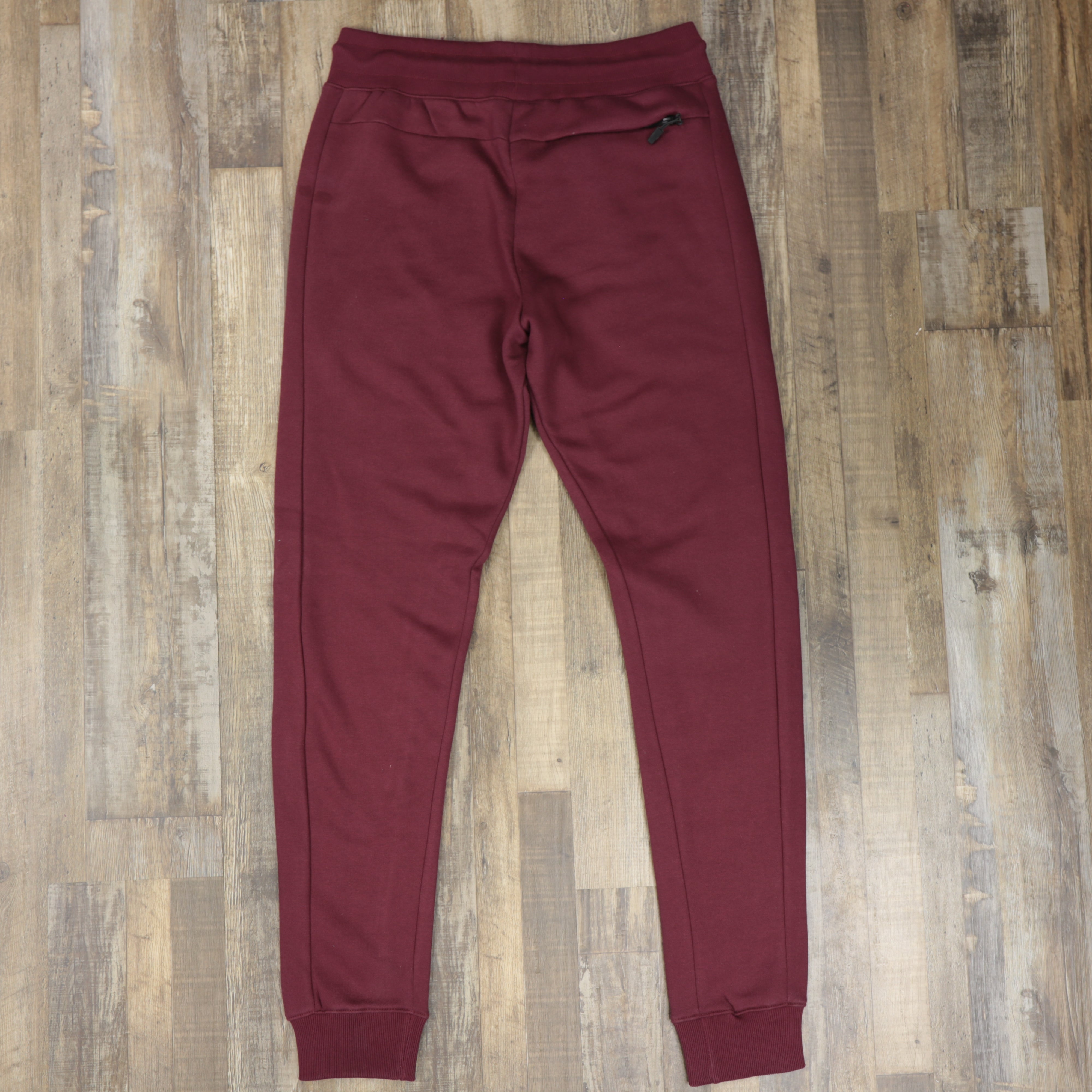 Men's Wine Fleece Sweatpants Jogger Pants Bottom