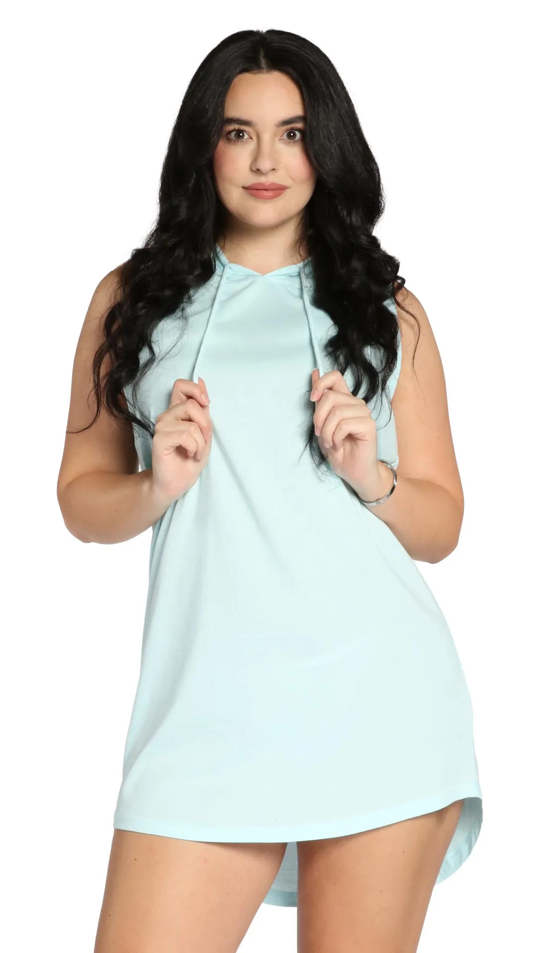 Missy Sleeveless Hoodie Cover Up | MS-263M