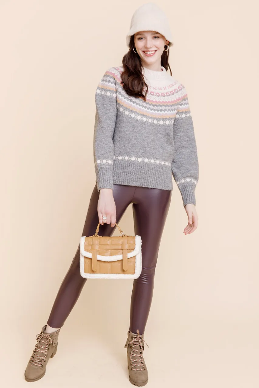 Nela Fairisle Pullover Sweater