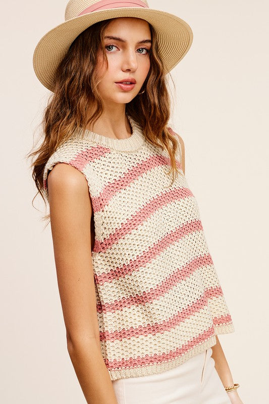 Nori Sleeveless Sweater Top