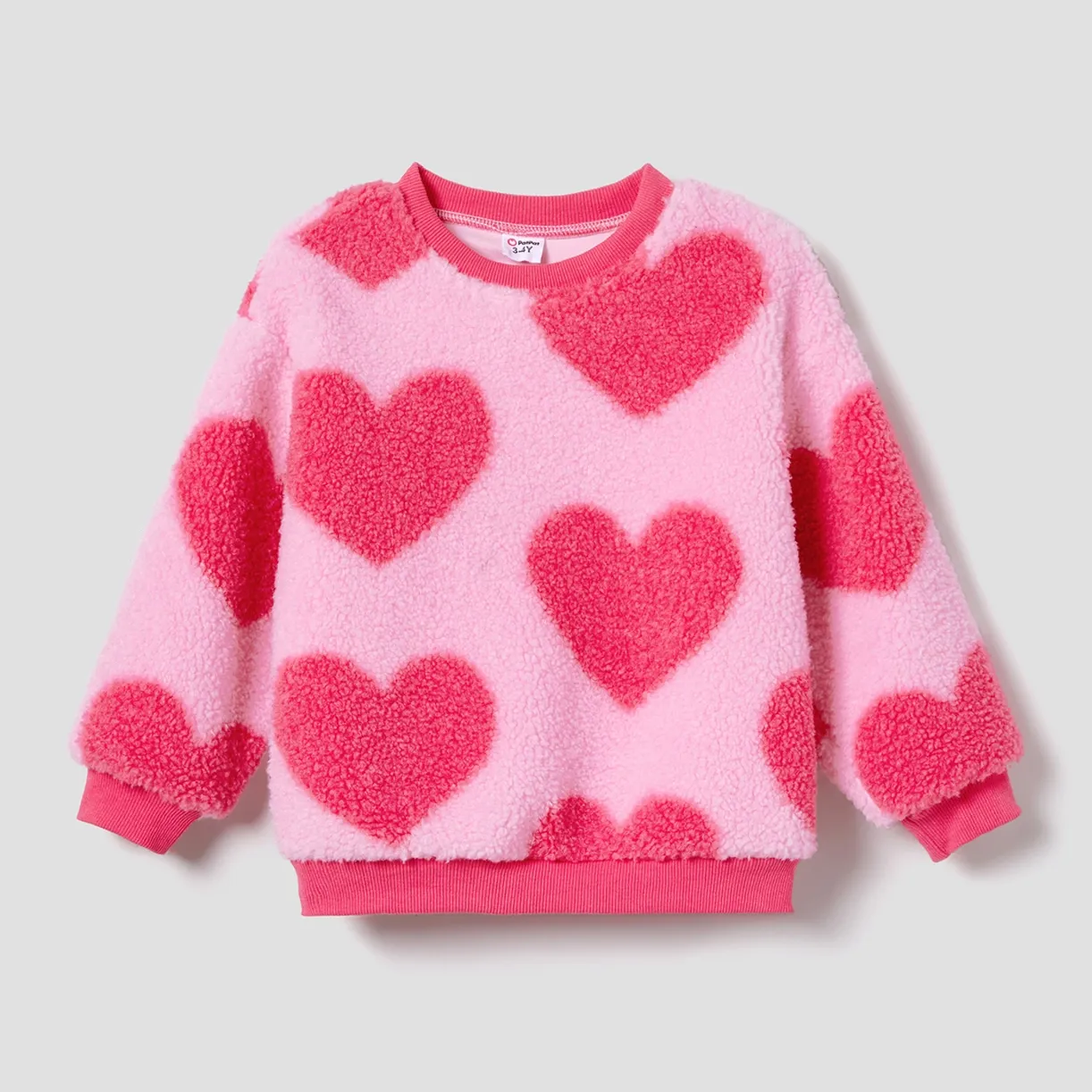 Pink / Red Heart Sweater